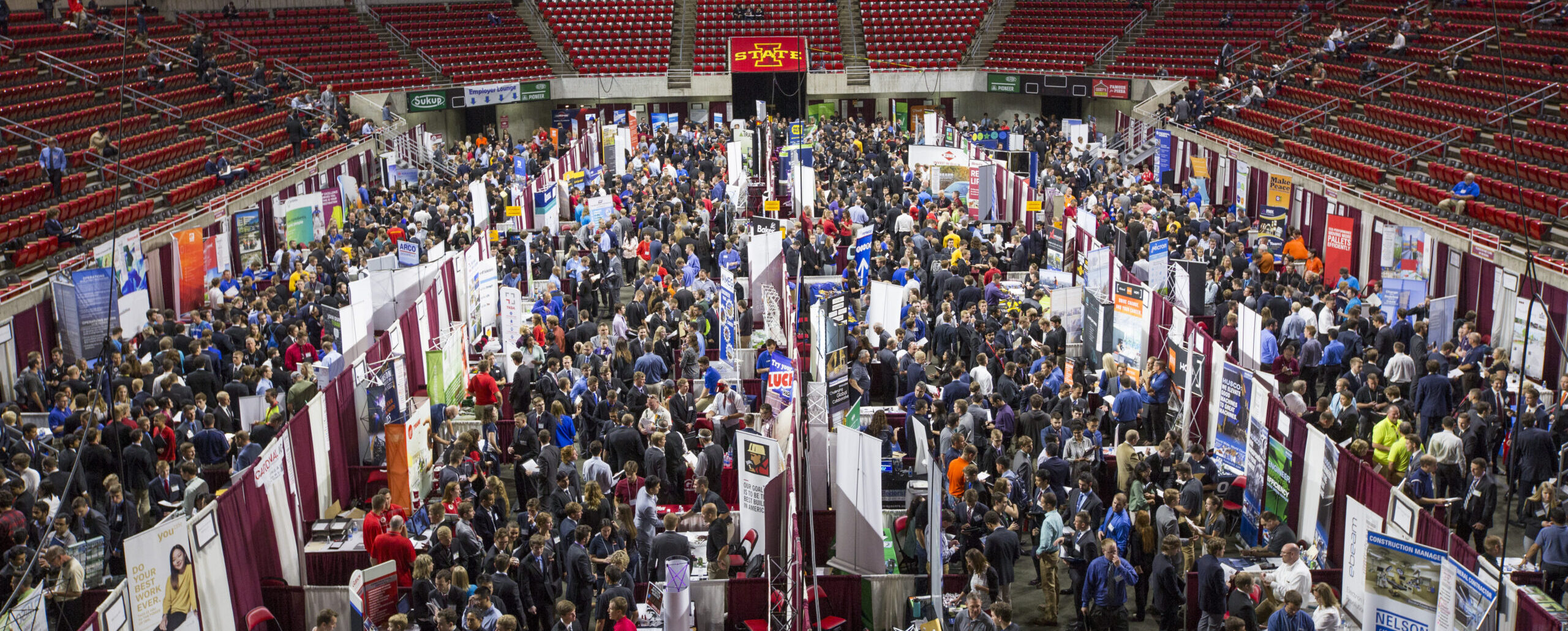 Picture of College Engineering Career Fair in Hilton Coliseum