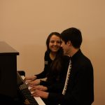 students at piano