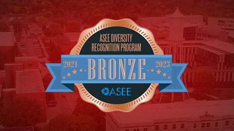 graphic element with text: ASEE Diversity Bronze Award Winner