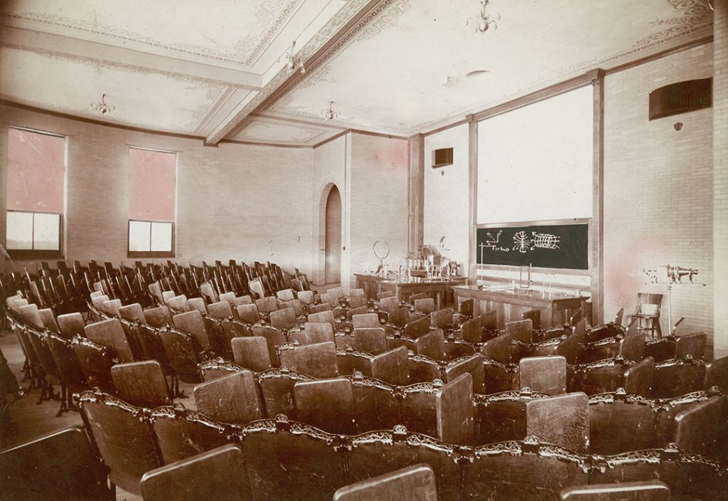 Marston Hall auditorium historical photo