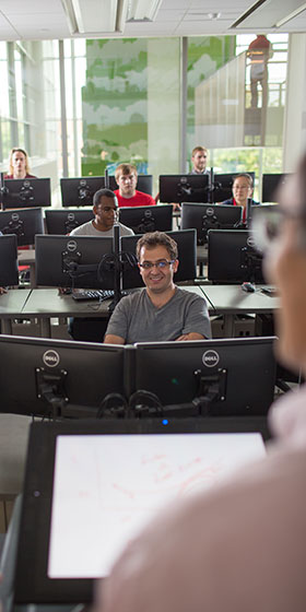 teaching in computer lab